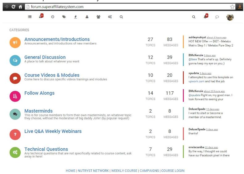 SuperAffiliateSystem Community Forum