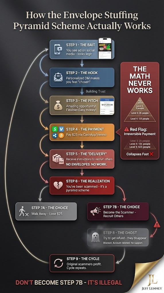 How the Scam Actually Works in 2025/2026 (Spoiler: It's a Pyramid Scheme)