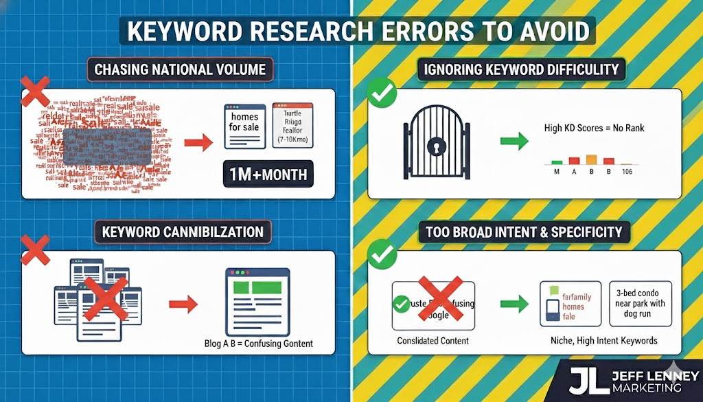 Common Keyword Research Mistakes Agents Make