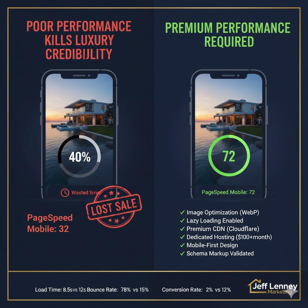 Technical SEO requirements for luxury real estate websites
