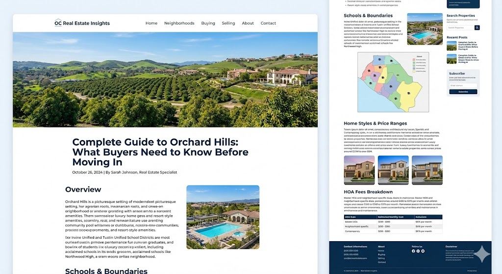 Neighborhood Guide Mockup