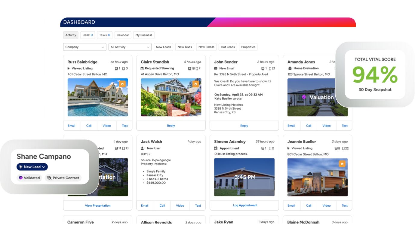 BoldTrail/KVCore CRM - Best All-in-One Platform for High Producing Agents